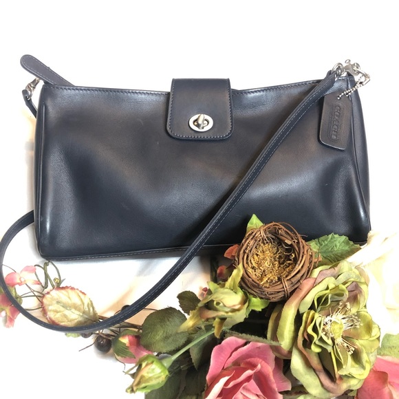 Coach 9818 Penelope black soft leather cross body bag - Picture 5 of 12